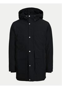 Jack & Jones - Jack&Jones Parka Trek 12256992 Czarny Regular Fit. Kolor: czarny. Materiał: syntetyk