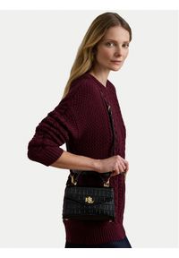 Lauren Ralph Lauren - LAUREN RALPH LAUREN Torebka 431974462007 Czarny. Kolor: czarny. Materiał: skórzane #1