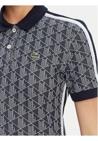 Lacoste Sukienka codzienna EF2655 Granatowy Slim Fit. Okazja: na co dzień. Kolor: niebieski. Materiał: bawełna, syntetyk. Typ sukienki: proste. Styl: casual