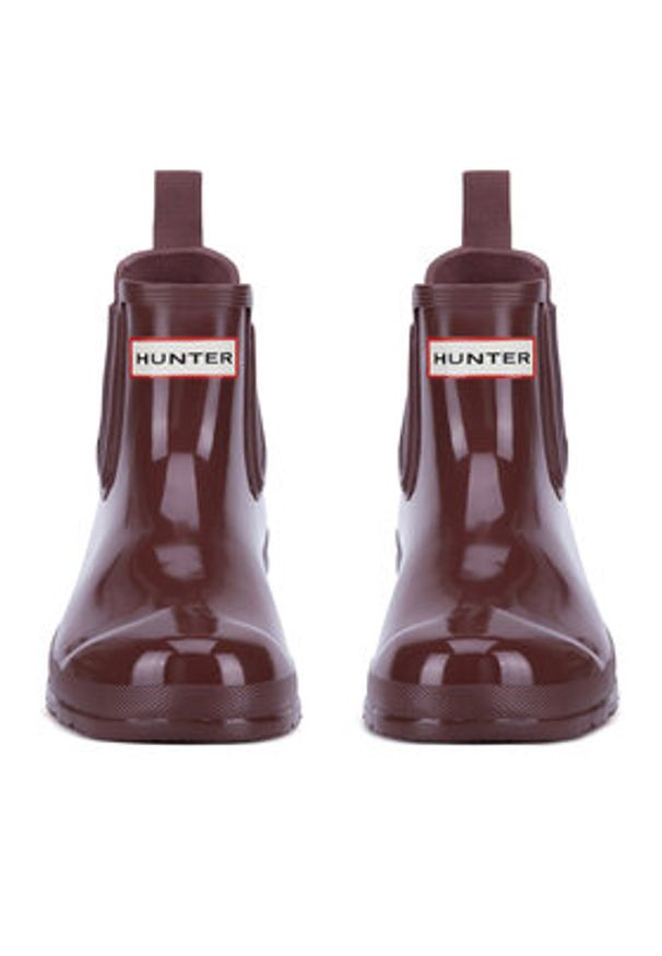 Hunter Kalosze WFS2078RGL Bordowy. Kolor: czerwony. Materiał: kauczuk