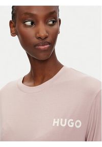 Hugo T-Shirt Unite 50490707 Różowy Relaxed Fit. Kolor: różowy. Materiał: wiskoza