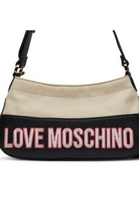 Love Moschino - LOVE MOSCHINO Torebka JC4037PP1ILF110B Czarny. Kolor: czarny. Materiał: skórzane