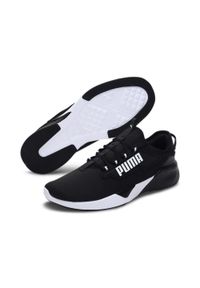 Puma - Buty do biegania męskie PUMA Retaliate 2. Kolor: biały, wielokolorowy, czarny. Materiał: guma, materiał, tkanina, syntetyk