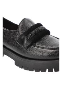 Czarne Półbuty Lemar Eleganckie Skórzane Buty. Kolor: czarny. Materiał: skóra. Szerokość cholewki: normalna. Styl: elegancki #3