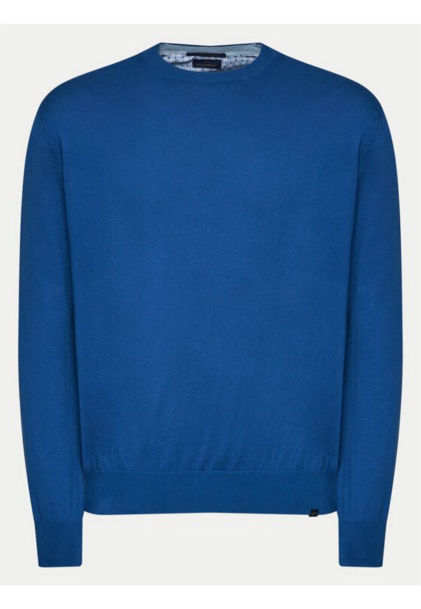 PAUL & SHARK - Paul&Shark Sweter 24411529 Granatowy Regular Fit. Kolor: niebieski. Materiał: bawełna