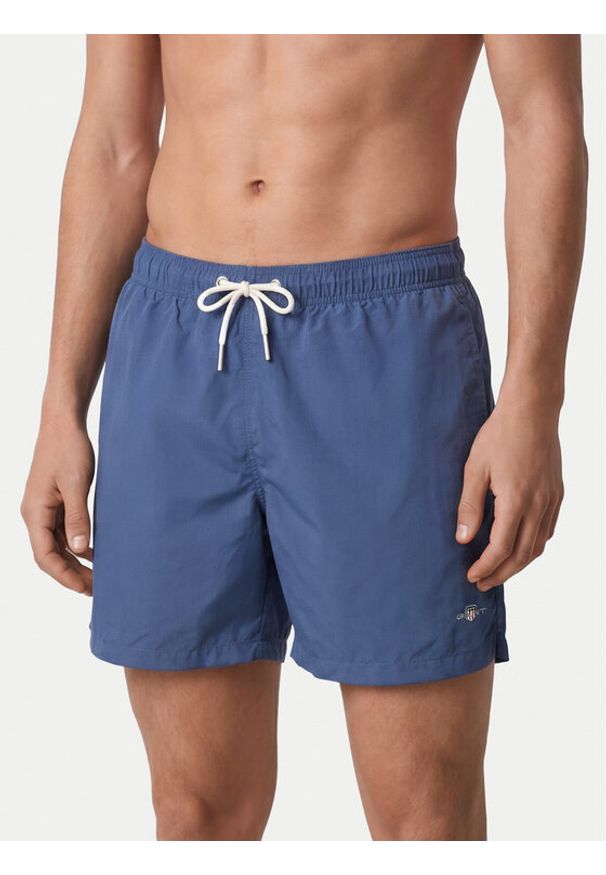 GANT - Gant Szorty kąpielowe 920026000 Niebieski Regular Fit. Kolor: niebieski. Materiał: syntetyk
