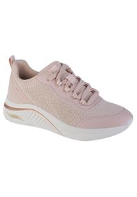 skechers - Buty sportowe Sneakersy damskie, Arch Fit S-Miles - Sonrisas. Kolor: beżowy. Sport: turystyka piesza