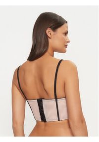 TwinSet - TWINSET Gorset 242LL6BZZ Różowy. Kolor: różowy. Materiał: syntetyk