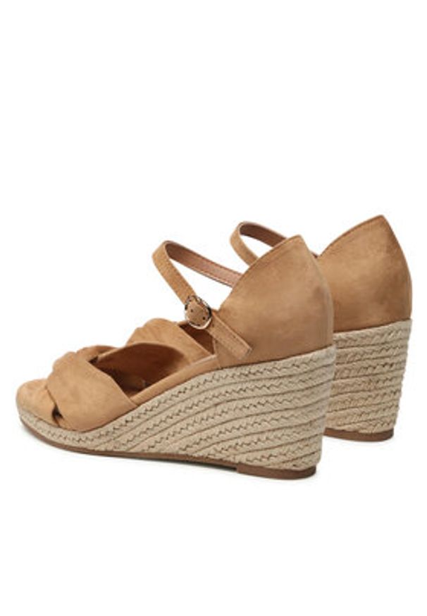 Clara Barson Espadryle WSS20524-01ECO Brązowy. Kolor: brązowy. Materiał: materiał