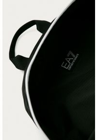 EA7 Emporio Armani Plecak 275971.CC980 kolor czarny duży z nadrukiem. Kolor: czarny. Wzór: nadruk #5