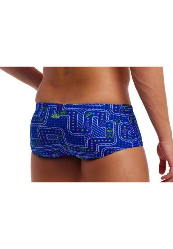 FUNKY TRUNKS - Trunki męskie Funky Trunks Much Munchies - sidewinder. Kolor: niebieski