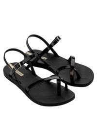 Buty do chodzenia damskie Ipanema Fashion Sand Viii Fem. Kolor: czarny. Materiał: materiał, syntetyk