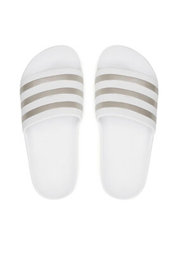 Adidas - adidas Klapki Adilette Aqua EF1730 Biały. Kolor: biały
