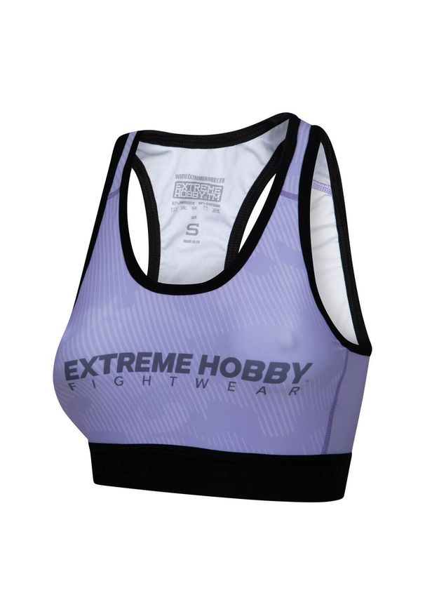 Stanik fitness cardio damski EXTREME HOBBY HAVOC. Kolor: niebieski. Materiał: poliester, elastan. Sport: fitness