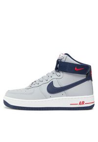 Nike Sneakersy Air Force 1 Hi Qs DZ7338 001 Szary. Kolor: szary. Materiał: skóra. Model: Nike Air Force #3