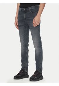 Hugo - HUGO Jeansy 50542675 Szary Extra Slim Fit. Kolor: szary