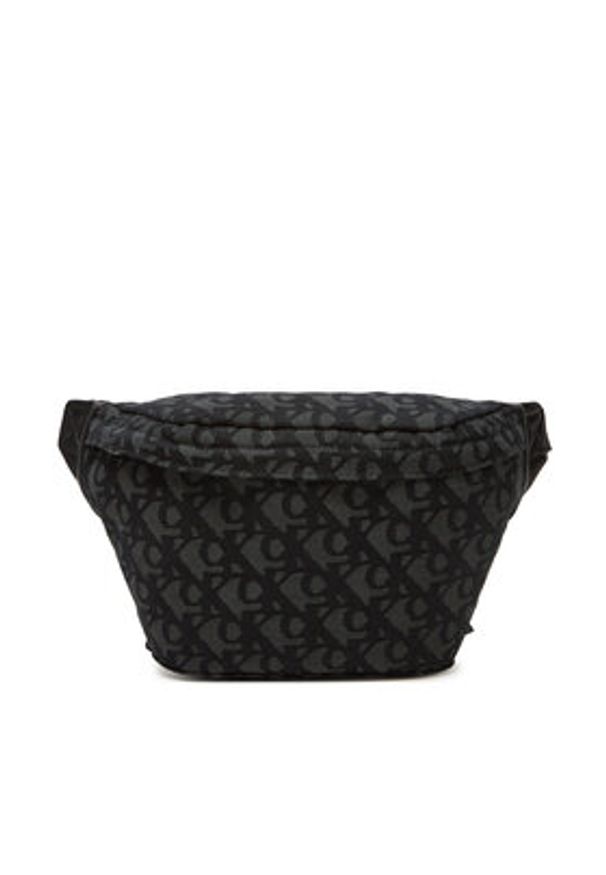 Calvin Klein Jeans Nerka Unstructured Monogram Waistbag LV04G3177G Czarny. Kolor: czarny. Materiał: materiał