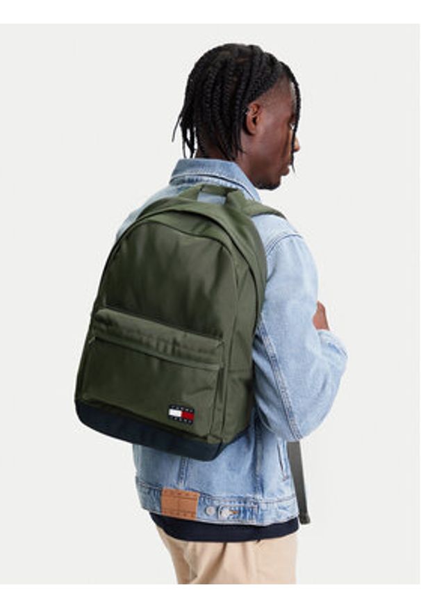 Tommy Jeans Plecak Tjm Ess Daily Dome Backpack AM0AM13400 Zielony. Kolor: zielony. Materiał: materiał