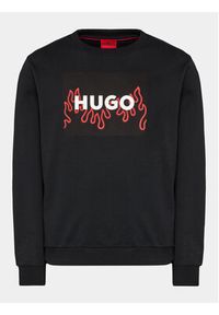 Hugo Bluza Duragol 50506990 Czarny Regular Fit. Kolor: czarny. Materiał: bawełna #4