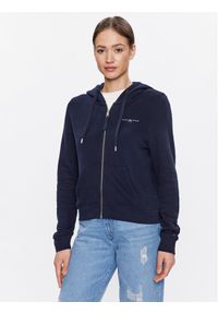 TOMMY HILFIGER - Tommy Hilfiger Bluza 1985 WW0WW39189 Granatowy Regular Fit. Kolor: niebieski. Materiał: bawełna, syntetyk