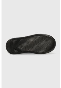 Karl Lagerfeld sneakersy skórzane ANAKAPRI kolor czarny. Nosek buta: okrągły. Zapięcie: sznurówki. Kolor: czarny. Materiał: skóra. Obcas: na platformie #4