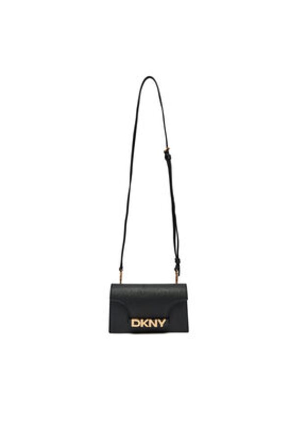 DKNY Torebka Avril R435OG58 Czarny. Kolor: czarny. Materiał: skórzane