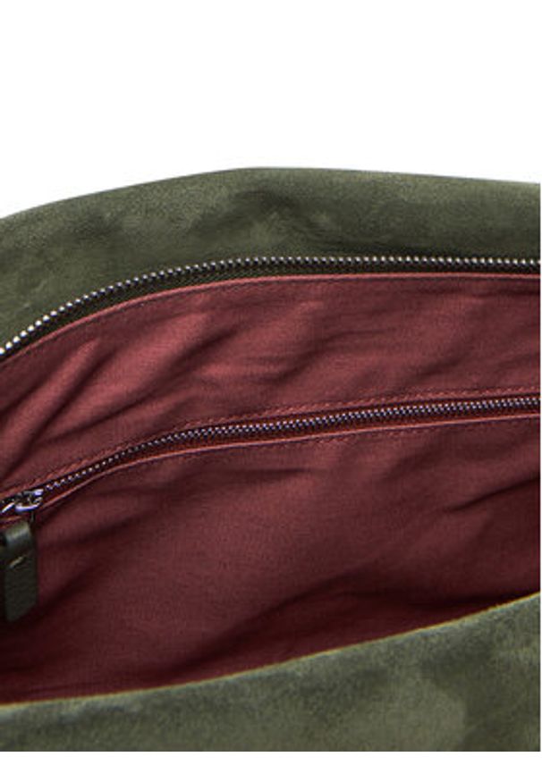 Coccinelle Torebka P6P Boheme Suede Bimaterial E1 P6P 19 02 01 Zielony. Kolor: zielony. Materiał: skórzane, zamszowe