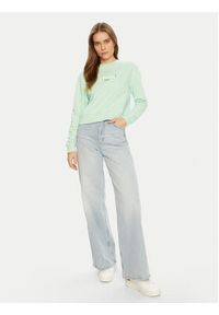 Guess Jeans Bluza W5RQ28 K68I4 Zielony Regular Fit. Kolor: zielony. Materiał: bawełna #2