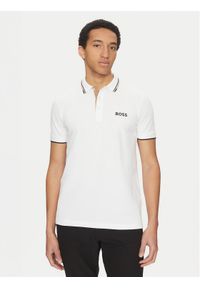 BOSS Polo Paddy Pro 50469102 Beżowy Regular Fit. Typ kołnierza: polo. Kolor: beżowy. Materiał: bawełna, syntetyk