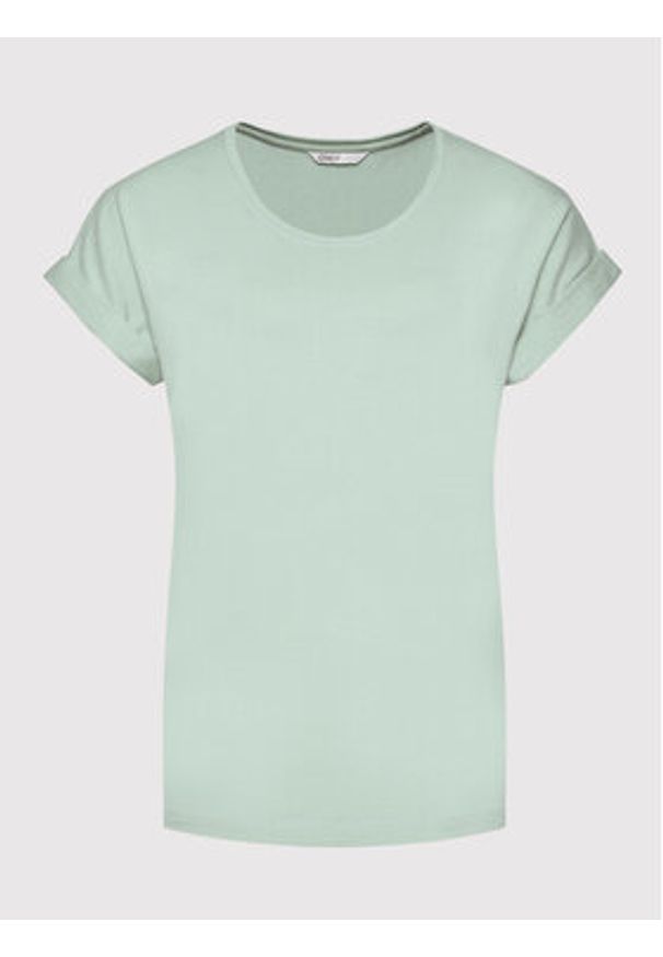 only - ONLY T-Shirt Moster 15106662 Zielony Loose Fit. Kolor: zielony. Materiał: wiskoza