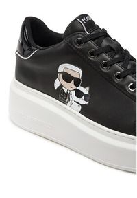 Karl Lagerfeld - KARL LAGERFELD Sneakersy KL63524T Czarny. Kolor: czarny. Materiał: skóra