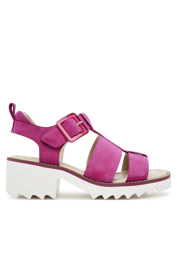 Sandały Ara. Kolor: różowy. Styl: sportowy
