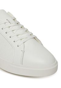 Calvin Klein Sneakersy Low Pro Cups Lace Up Lth Aop HW0HW02817 Biały. Kolor: biały. Materiał: skóra #4