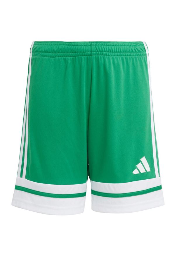 Adidas - Szorty dla dzieci adidas Squadra25. Kolor: zielony, biały, wielokolorowy. Wzór: jednolity. Styl: sportowy