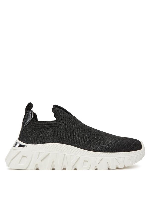 DKNY Sneakersy Lafox K1531140 Czarny. Kolor: czarny. Materiał: materiał