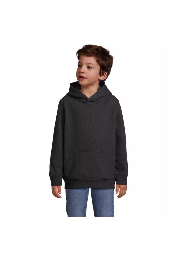SOL'S - Bluza z kapturem dla dzieci Sol's Condor. Typ kołnierza: kaptur. Kolor: czarny