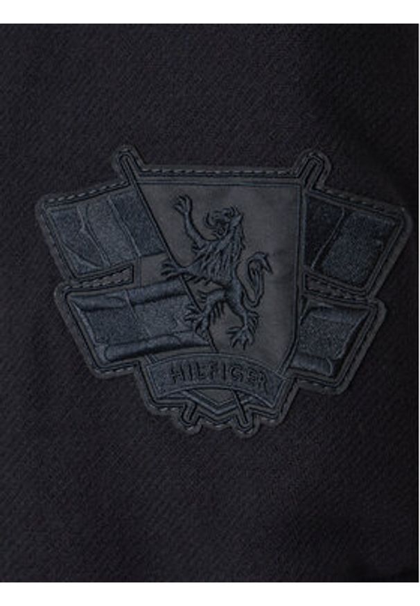TOMMY HILFIGER - Tommy Hilfiger Kurtka przejściowa Leather Varsity Jacket MW0MW39248 Granatowy Regular Fit. Kolor: niebieski. Materiał: syntetyk
