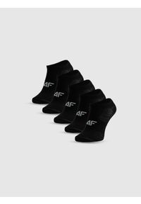 4f - 4F Skarpetki krótkie (5-pack) chłopięce - czarne 38-40. Kolor: czarny #1