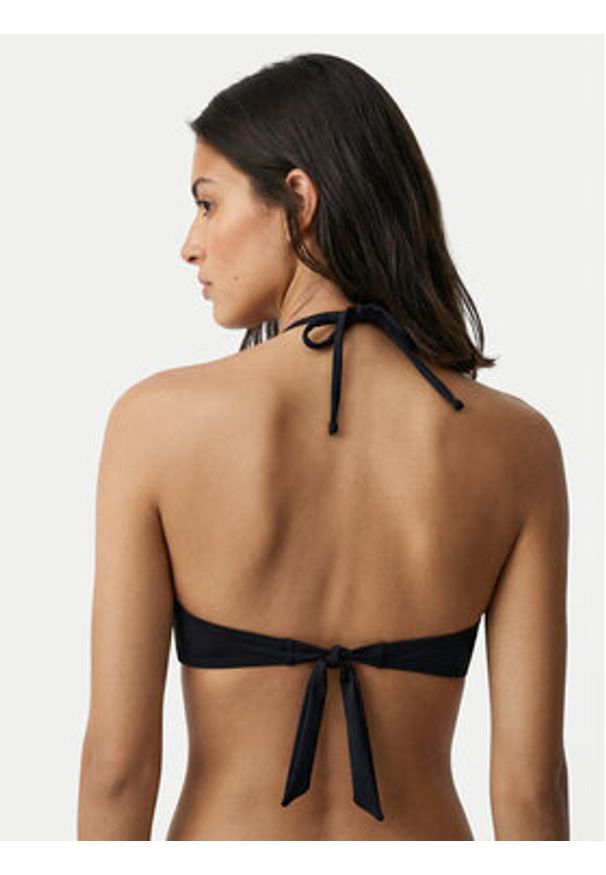 Guess Góra od bikini E6GJ45 KF442 Czarny. Kolor: czarny. Materiał: syntetyk