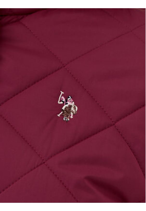 U.S. Polo Assn. Kurtka przejściowa WUP1168 Czerwony Relaxed Fit. Typ kołnierza: polo. Kolor: czerwony. Materiał: syntetyk