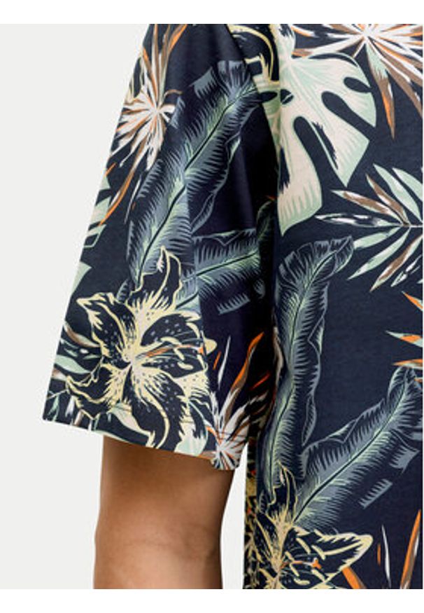 Jack & Jones T-Shirt Honolulu 12288089 Granatowy Regular Fit. Kolor: niebieski. Materiał: bawełna