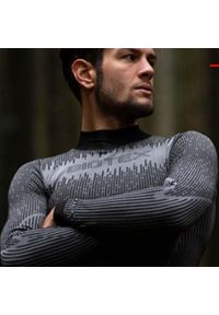 BIOTEX - Kamizelka z okrągłym dekoltem Biotex warm 3d. Kolor: wielokolorowy, czarny, szary