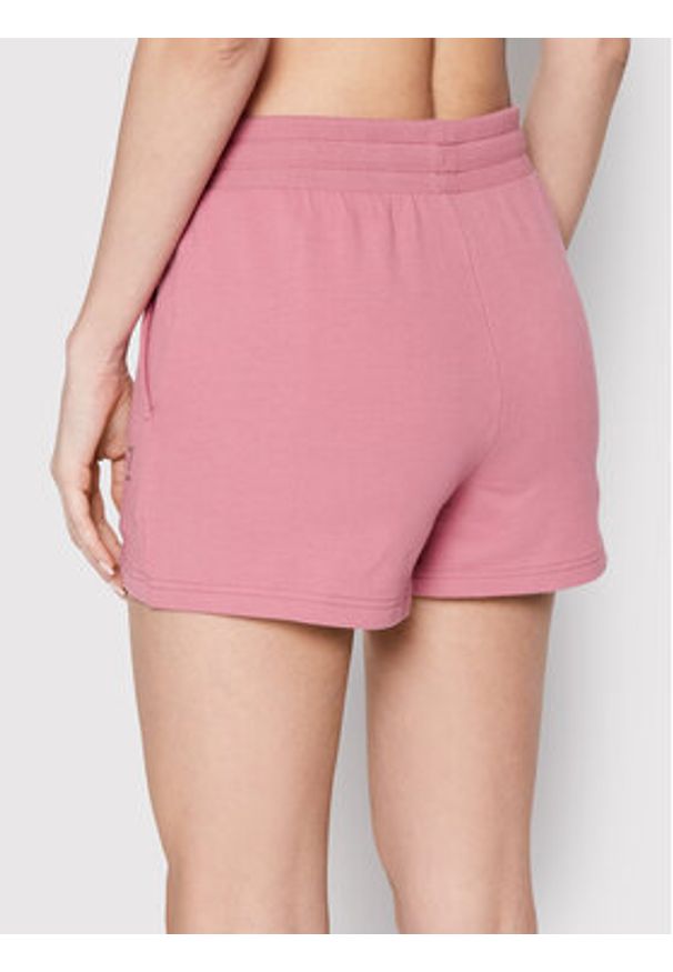 EA7 Emporio Armani Szorty sportowe 3LTS53 TJCQZ 1413 Różowy Regular Fit. Kolor: różowy. Materiał: bawełna