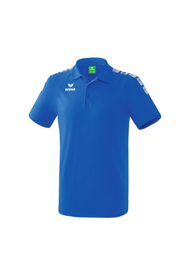 ERIMA - Polo 5-C Erima Essential. Typ kołnierza: polo. Kolor: niebieski. Materiał: bawełna. Sport: piłka nożna