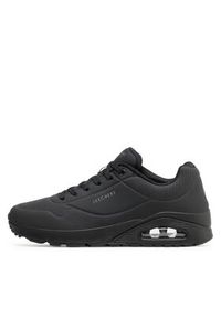 skechers - Skechers Sneakersy Uno-Stand On Air 52458/BBK Czarny. Kolor: czarny. Materiał: skóra #3