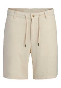 Jack & Jones Szorty materiałowe Ace Mykonos 12269376 Beżowy Regular Fit. Kolor: beżowy. Materiał: wiskoza #5