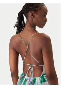 BARDOT - Bardot Sukienka koktajlowa Arletha Halter 59963DB1 Zielony Regular Fit. Typ kołnierza: dekolt halter. Kolor: zielony. Materiał: syntetyk. Styl: wizytowy #4