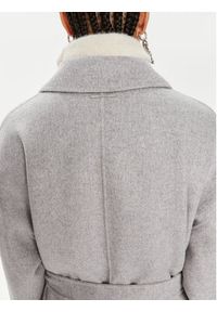 Calvin Klein Płaszcz wełniany K20K207089 Szary Oversize. Kolor: szary. Materiał: wełna #7