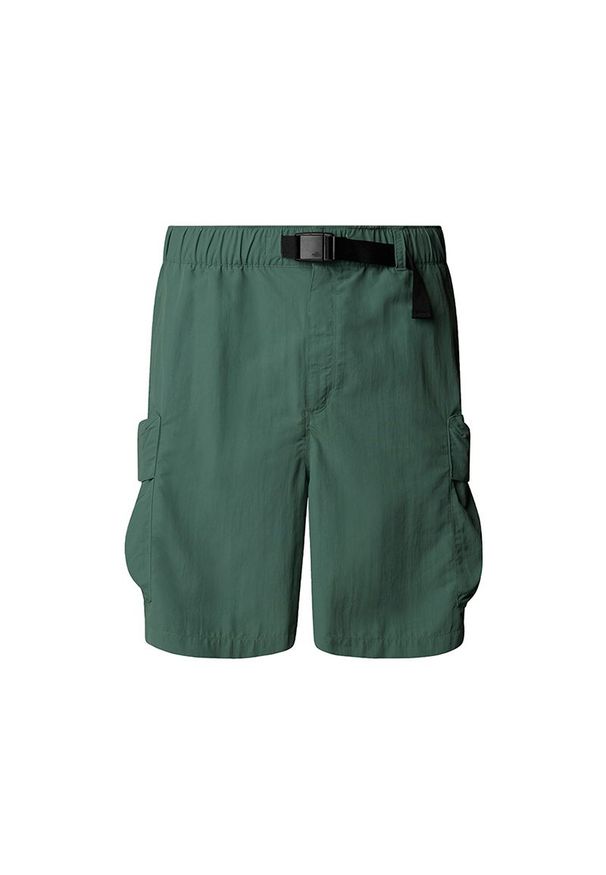 Spodenki męskie The North Face Cargo Pocket 0A8BJGHCH1 - zielone. Kolor: zielony. Materiał: tkanina, materiał, nylon, skóra. Długość: do kolan