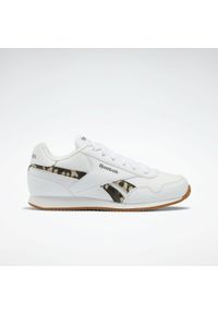 Buty do chodzenia dla dzieci Reebok Royal Classic Jogger 3. Zapięcie: sznurówki. Kolor: biały, wielokolorowy, zielony. Materiał: guma, materiał, tkanina, syntetyk. Szerokość cholewki: normalna. Model: Reebok Royal, Reebok Classic. Sport: turystyka piesza